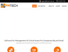 Tablet Screenshot of fmtech.com.au